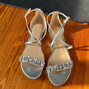 Jewel Badgley Mishka- Tessy, Silver, Size 7.5, New/no box